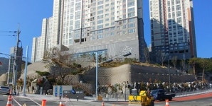 거제 더샵 블루시티 주택조합 상가부지 매각 놓고 잡음