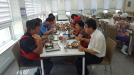 포항 제철동, 무료급식소 자원봉사자 격려