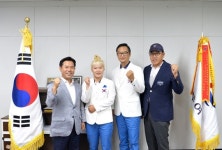 부여군청 소속 AG 카누 감독·선수 파이팅