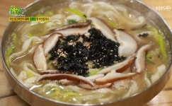 2TV저녁 생생정보 안양 3500원 버섯칼국수, 국산 표고버섯이 듬뿍