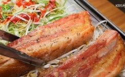 2TV저녁 생생정보 유별난 맛집, 용인 항아리 바비큐 파채와 환상궁합
