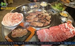 2TV저녁 생생정보 부천 2만 900원 소고기+돼지고기 무한리필 부챗살 스테이크까지