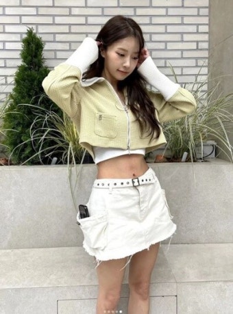 이미주, 소멸 직전인 허리…헤이즈도 깜짝 