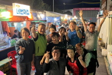 민주당 양산갑 지역위, 남부시장 포장마차에 불 밝혀