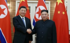 시진핑, 김정은에 답전 “북·중관계 고도로 중시한다”