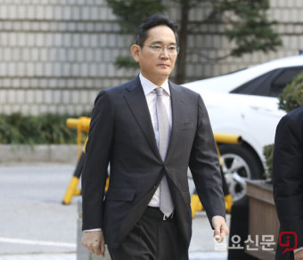 결심 공판에 출석하는 이재용 회장