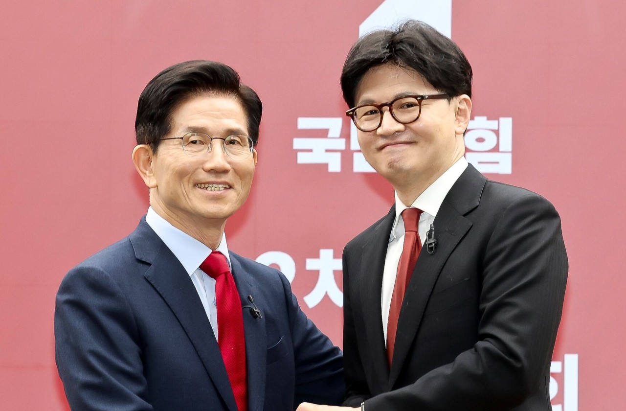 김문수, 대선후보로 등록…국민의 힘, 대한민국을 위대한 나라로 만들겠다 다짐