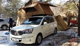 쌍용차, 2014 평창 스노 오토 캠핑 성공리 개최