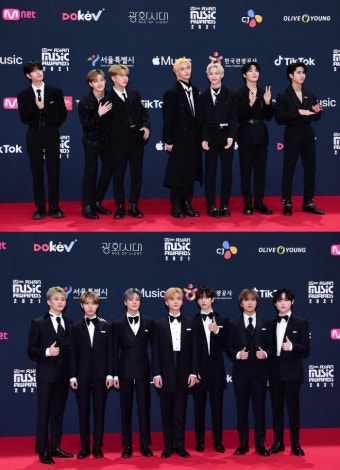 [2021 MAMA] 스키즈·엔하이픈·NCT·TXT 등, 월드와이드 팬스 초이스 TOP10 수상