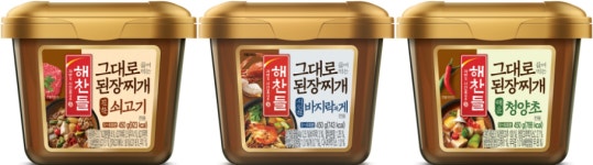 CJ제일제당, 해찬들 편의형 조미된장 신제품 2종 출시