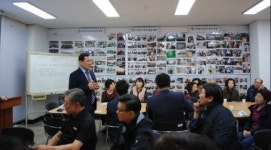 박기현 성남세무서장, 단대전통시장 상인들 만나 소통