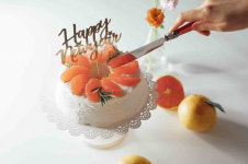 부드럽고 달콤 쌉싸래한 맛의 향연 자몽 엔젤케이크