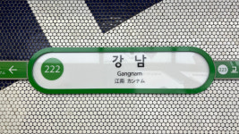 내리실 역은 강남, OOO 역입니다 역이름 10개 추가한다