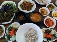 구수한 청국장과 보리밥의 환상궁합-청학동에서