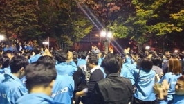 [경기 광명 철산주공8·9단지 시공사 선정 총회 현장] 승합차로 실어 나르는 불법활동 여전