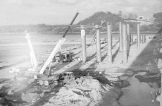 북-중 신두만강대교 공사 한창