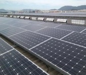 한국GM, 태양광발전 가동개시