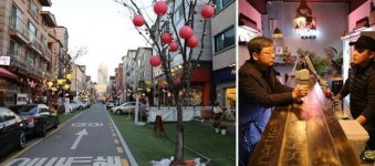 [소상공인에게 희망을 │① 용인시 보정동 카페거리] 2년전 파리 날리던 곳에 무슨일이