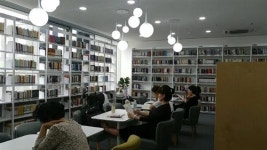 일원동에 새롭게 재개관한 ‘열린도서관’