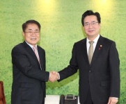 정황근 장관, 신임 장태평 농특위원장 만남