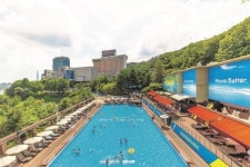 서울 호텔 야외 수영장