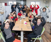 경로당에서 열린 특별한 잔치