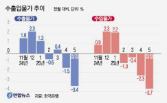 수입물가 1년6개월 만에 최대 하락