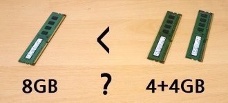 [IT애정남] 컴퓨터 메모리에서  8GB <  4+4GB인 이유는?