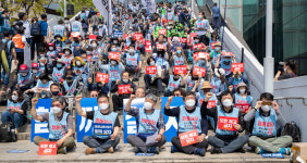 [포토] 세계노동절 공공운수노조 공동행동