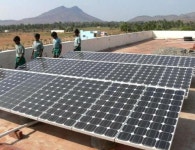 印 섬유 공장 태양 전지판 설치