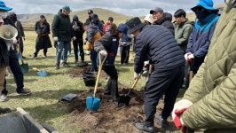 야긴코퍼레이션, 몽골 식목일 맞이 나무심기 행사 참여