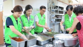 의성署, 노인 복지관에 밥 퍼드리기 봉사활동