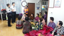 포항 죽도파출소 1경 1노 교통사고 예방 홍보