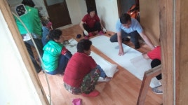 평은면 사랑의집 고치기 봉사