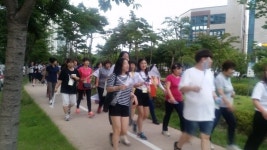 포항 북구보건소, 우현동서 ‘도심 숲 야간건강걷기’ 행사