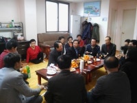 상모사곡동, 새해맞이 경로당 합동세배