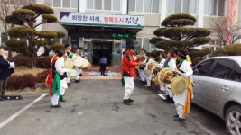 김천 감천면 농악단, 지신밟기 행사