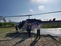 포항 흥해읍사무소, 벼 병해충 항공방제 