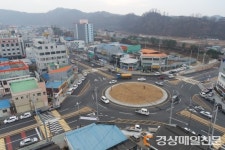 의성 북원사거리 회전교차로 설치사업 완료