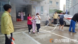 봉화, 해성병원관계자 등과  지역특성화 화재대피 훈련 