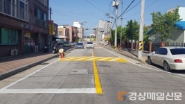 울진, 교통사고 발생위험 노후차선 도색