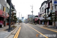 디자인개선…확 달라진 선산중앙로  