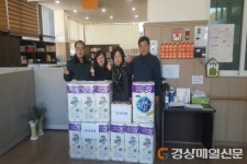 봉화 춘목회, 119안전센터에 생필품  