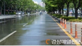 대구시설공, 달구벌대로 도로 물세척 확대 운영
