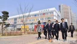 경북도교육감, 예천 호명초 방문…신설 개교 환경 점검 