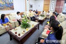 군위 효령면 고매초등학교, 군청 방문 체험 프로젝트