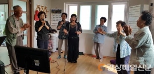 영천 청통면장, 퇴임 전 경로당 어르신들에 작별 인사