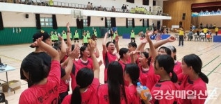 영주 동산여중, 경북학교스포츠클럽대회 피구 준우승