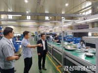 박준훈 대구조달청장 ‘소통’…강소기업 에이펙스인텍 방문