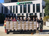 포항 하늘 숲 유치원, 장기면 온정 가득 김치 기부
